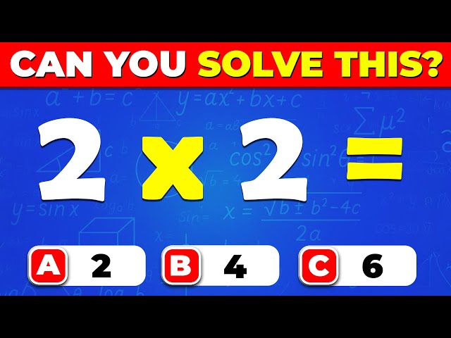 Grade 3 Math Quiz | Fun Multiplication Practice for Kids 🧮 Can You Solve These?
