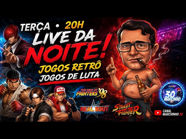 🔥 AO VIVO HOJE! 🎮 JOGOS DE LUTA SÓ OS CLASSICOS