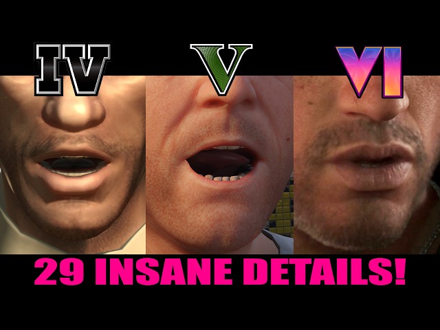 GTA IV vs GTA V vs GTA VI | 29 Insane Details Compared