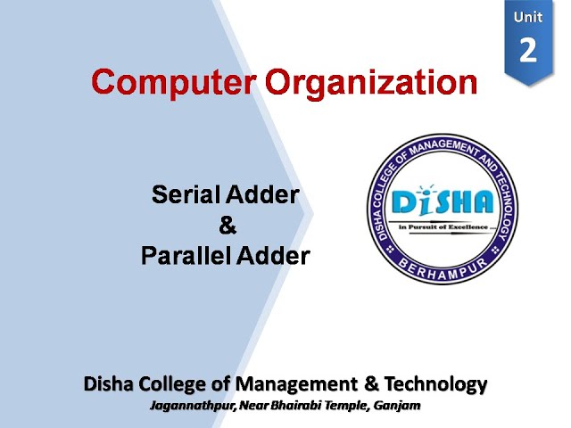 Serial and Parallel Adder