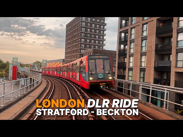 East London Like You’ve Never Seen It! 🚆 Stunning DLR Front Seat Ride | Stratford to Beckton (POV)