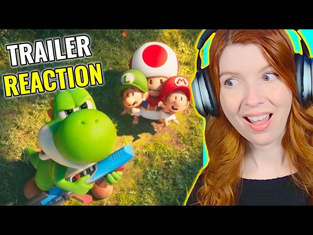 Yoshi Might Steal the ENTIRE Movie | Super Mario Galaxy Trailer Reaction