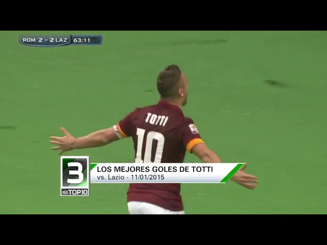 Top 10 Francesco Totti Goals for His 40th Birthday - ESPN SportsCenter 09/27/2016