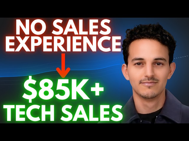 No Sales Experience to $85k+ Tech Sales Job