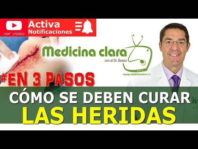 CURAR HERIDAS 🩸 3 PASOS SENCILLOS 👨‍⚕️ ¿Dejar herida tapada o al aire? | Medicina Clara