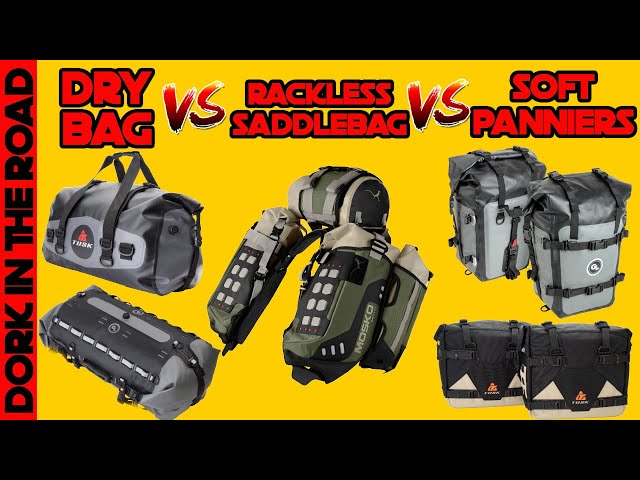 Rackless Saddlebags vs Soft Panniers vs Dry Bags: Motorcycle Soft Luggage 101