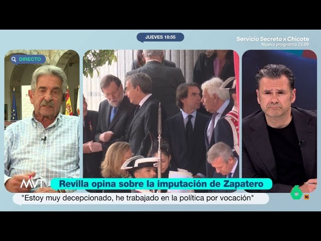 Revilla, contra los expresidentes tras la imputación de Zapatero: "No se conforman" - Más Vale Tarde