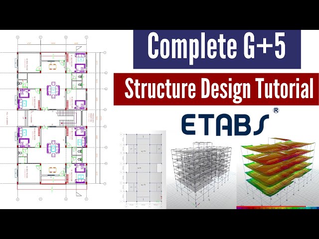 Complete ETABS G+5 Structure Design