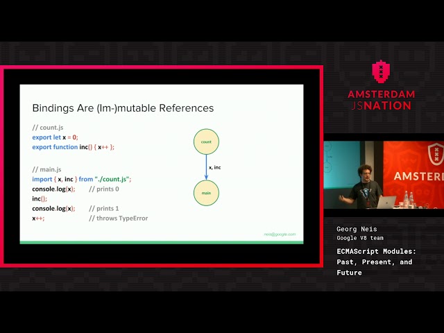 ECMAScript Modules: Past, Present, and Future - Georg Neis