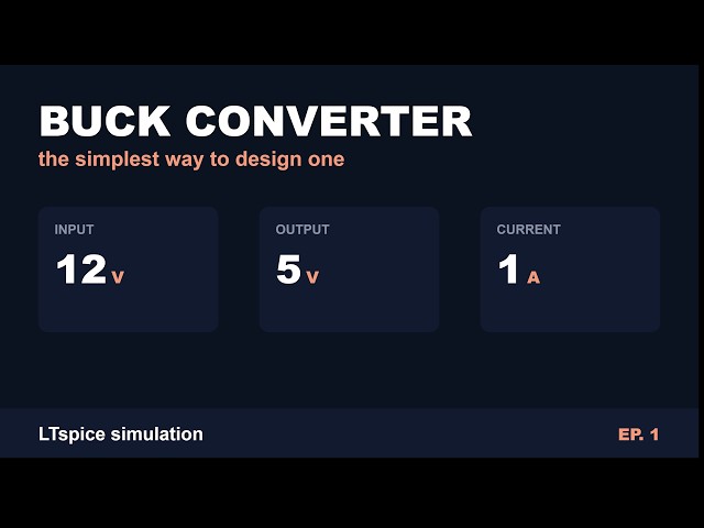 Easy Buck Converter Design in LTspice