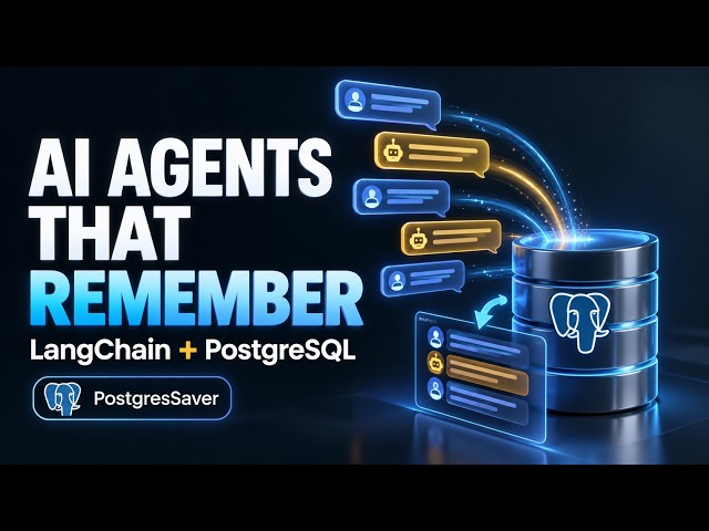 26. Persistent | Permanent Agent Memory with LangChain and PostgreSQL | Python | Coding Demo  🚀