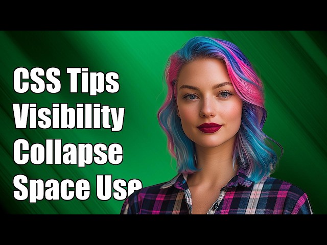 CSS: "visibility: collapse" still takes up space