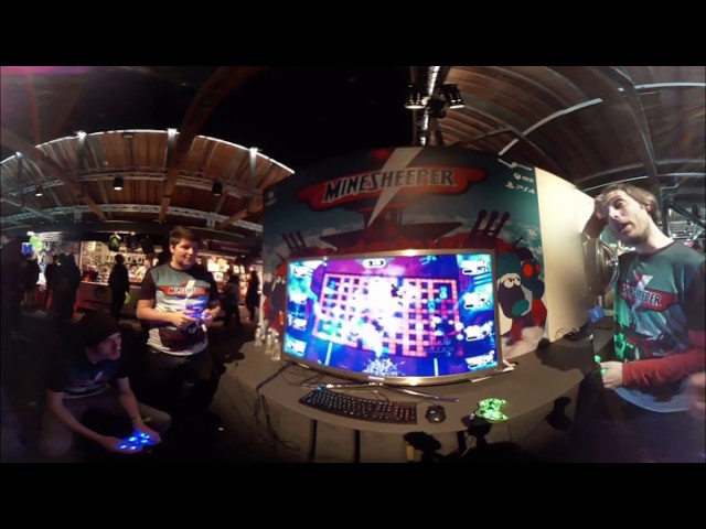 3D VR 360° EGX Rezzed 2017 Day 2 : Indie Room part 2  detailed walk around