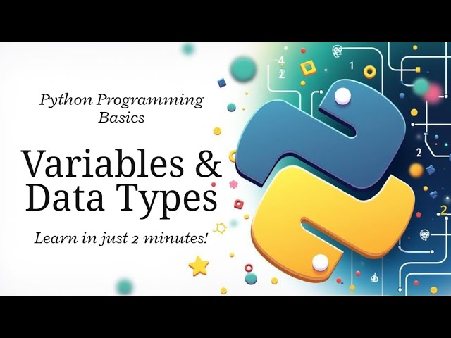 Learn Python Variables & Data Types in 2 Minutes | Python Basics for Beginners