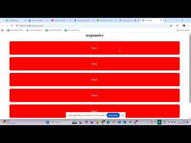 CSS Day 11 Tutorial | Responsive Design & Media Queries Explained | Hindi #csstutorial #mediaquery