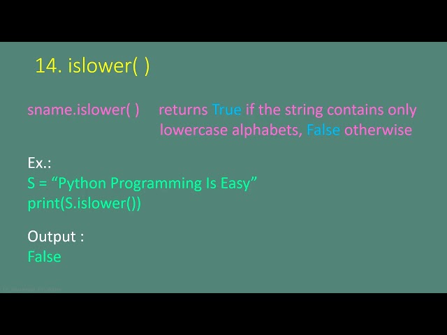 Python Programming_String Methods_Part-2