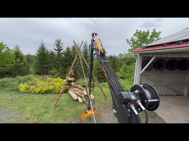 Cable Logging on a small scale