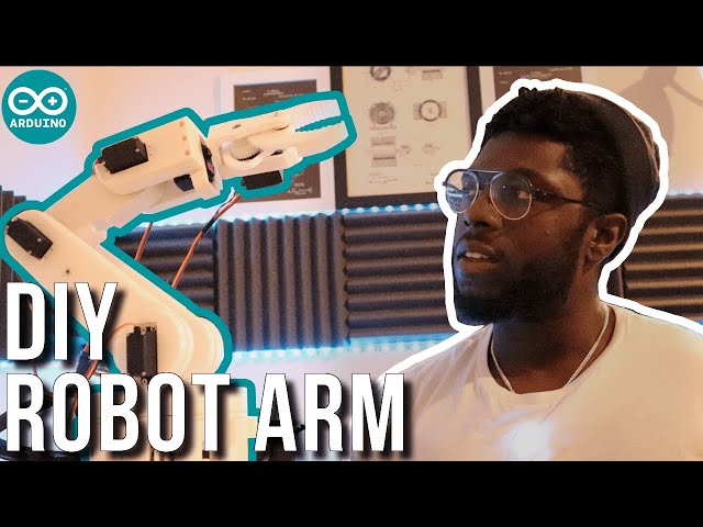 DIY Arduino Robot Arm - Controlled by Hand Gestures | Full Tutorial