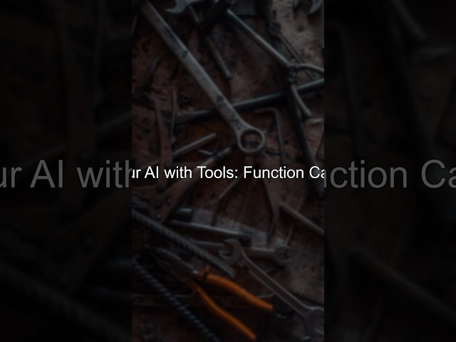 Equipping Your AI with Tools: Function Calling and API Integration
