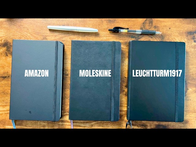 Amazon Basics vs Moleskine vs Leuchtturm1917: Notebook Comparison