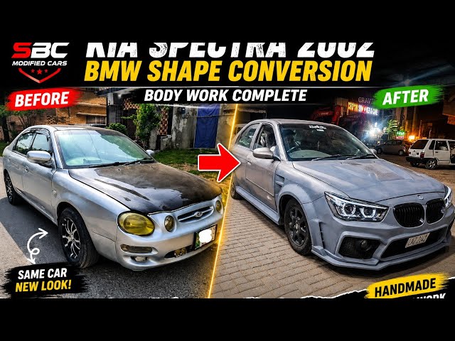 🚘 Kia Spectra 2002 a BMW | Conversión completa hecha a mano