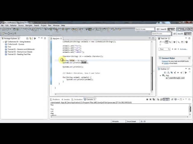 61   Using Iterators