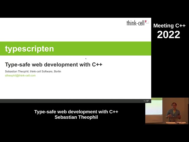Type safe web development with C++ - Sebastian Theophil - Meeting C++ 2022