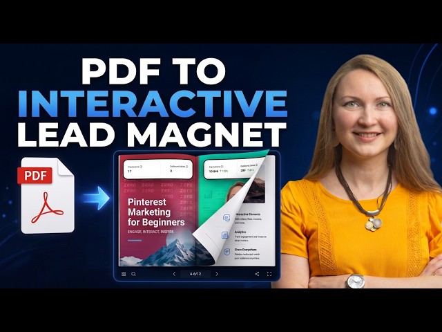PDF to Flipbook Lead Magnet (No Designer Needed): Flipsnack Review