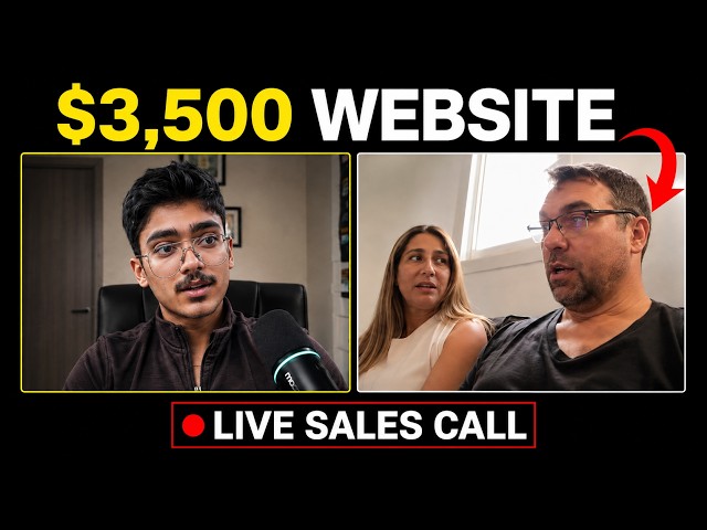 How I Closed a $3,500 Web Design Client Live at 17