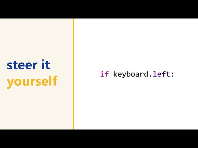 Steering a sprite with the keyboard in pygame zero (keyboard.left)