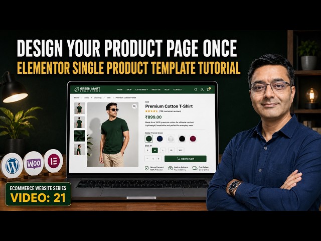 Design WooCommerce Product Page with Elementor Single Product Template