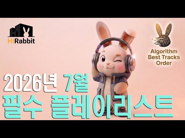 🏆 하이래빗 알고리듬 공식 선정 [JULY 2026 / 2026년 7월 필수 플레이리스트]