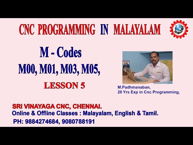 CNC MILLING PROGRAMMING IN MALAYALAM - CNC MALAYALAM - CNC TRAINING MALAYALAM