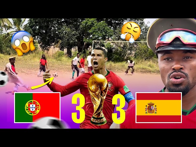 Legendary Match | FIFA World Cup Portugal vs Spain 3-3 | Ronaldo hat-trick ⚽️⚽️⚽️| Best goals