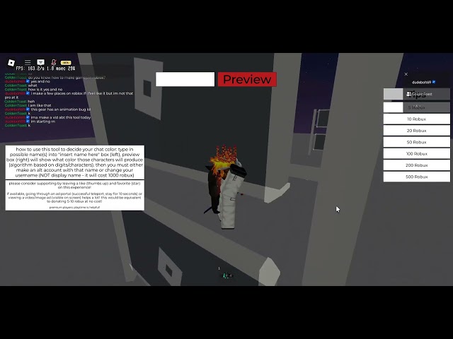 ROHLOX CHAT COLOR ALGORITHM SOLVER