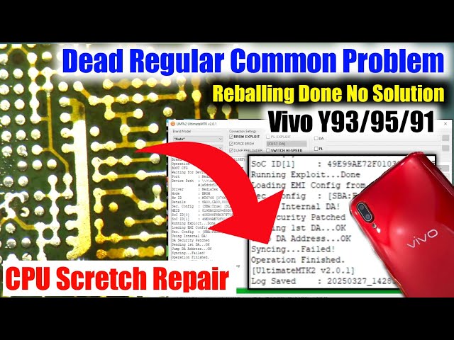 Dead Repairing Vivo Y93, Y91, Y91c, Y95 | Regular Common Problem