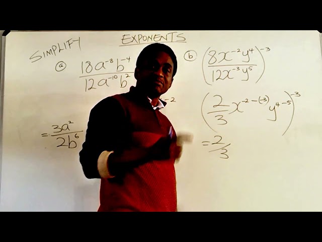 Grade 10 and 11 Basic Exponential Expressions