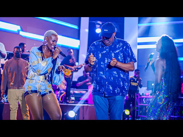 Omega 256  Cindy Sanyu and president Museveni's brother performing See You Tonight live at omega's