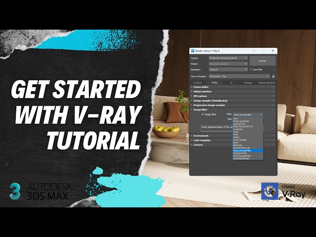 V-Ray for Beginners: Everything You Need to Get Started, V-Ray render Setup, HDRI, V-Ray Sky...