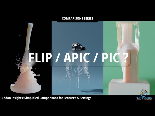 Simulation Methods in FLIP Fluids Addon 🌊