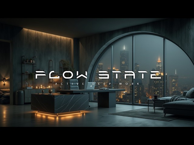 Midnight Coding Music | Dark Luxury Beats For Deep Work And Peak Focus In High Rise Office