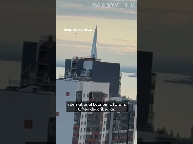 Ukrainian drones strike city hosting 'Russian Davos'