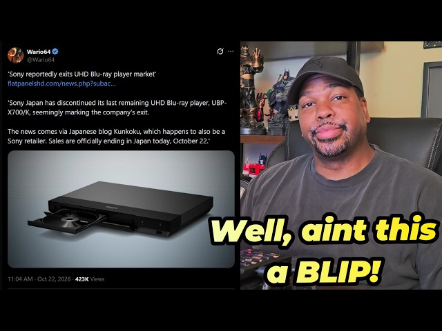 Sony Just STOPPED Making UHD Blu-ray Players!