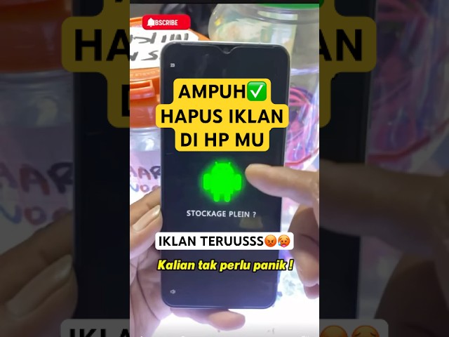 Cara hapus iklan yang sering muncul sendiri di hp | trik menghilangkan iklan di hp oppo vivo redmi