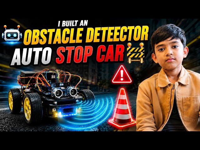🚀 I Built an Obstacle Detector car with a Calliope Mini! | Coding Project 🔹SMART SENSOR PROJECT!