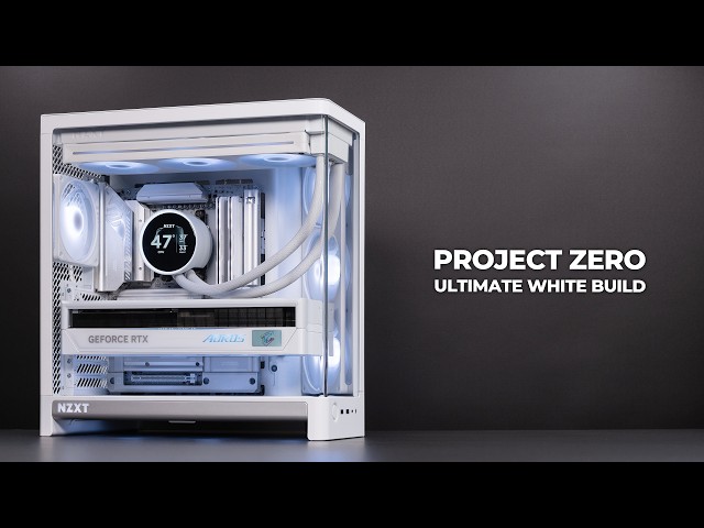 Ultimate White PC Build with Hidden Cables | NZXT H6 RGB+ | MSI MAG X870E PZ | RTX 5090 Master ICE