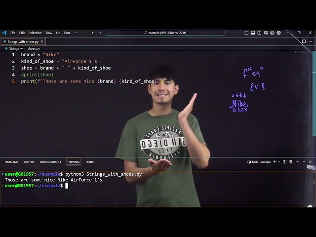 Python string manipulation - shoes with Julian