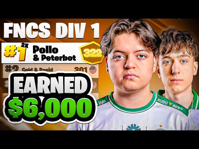 1.ª FINAL DE LA DIVISIÓN 1 DE LA FNCS $6,000 (B2B) 🏆 con @PeterbotFN | Pollo