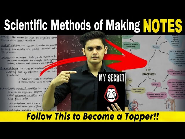 Scientific Method of Making Notes🔥| How to Make Notes?| Best Short notes ✅|