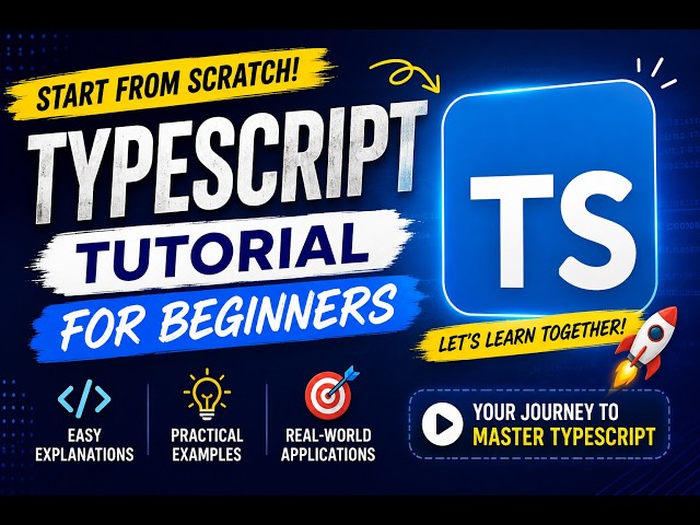 01 - TypeScript Tutorial for Beginners | Getting Started with TypeScript